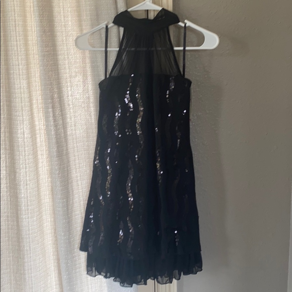 Sequined little black dress Size S